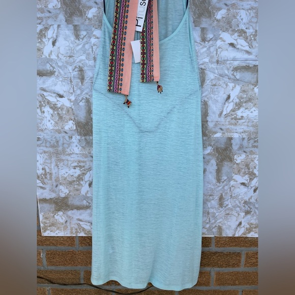 PITUSA Llama Halter Dress in Aqua Large - Picture 10 of 16